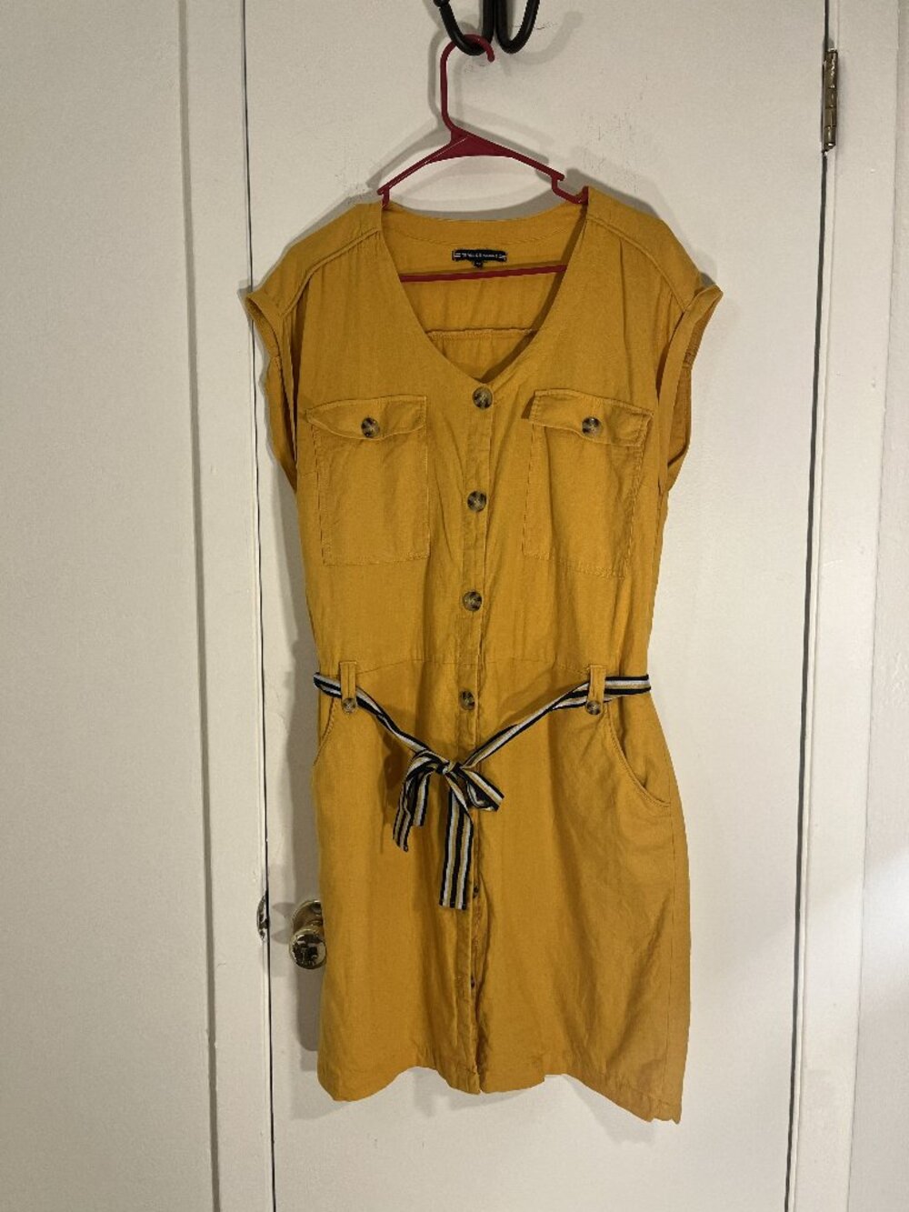 Terre De Marrins Dress - Mustard Yellow Dress